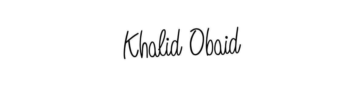 Best and Professional Signature Style for Khalid Obaid. Angelique-Rose-font-FFP Best Signature Style Collection. Khalid Obaid signature style 5 images and pictures png