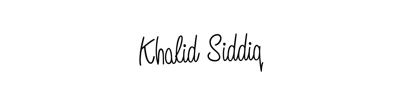 Once you've used our free online signature maker to create your best signature Angelique-Rose-font-FFP style, it's time to enjoy all of the benefits that Khalid Siddiq name signing documents. Khalid Siddiq signature style 5 images and pictures png