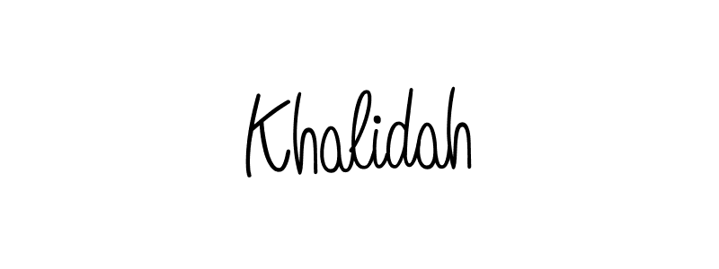 Angelique-Rose-font-FFP is a professional signature style that is perfect for those who want to add a touch of class to their signature. It is also a great choice for those who want to make their signature more unique. Get Khalidah name to fancy signature for free. Khalidah signature style 5 images and pictures png