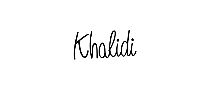 if you are searching for the best signature style for your name Khalidi. so please give up your signature search. here we have designed multiple signature styles  using Angelique-Rose-font-FFP. Khalidi signature style 5 images and pictures png