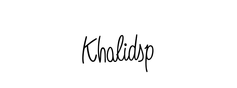 Best and Professional Signature Style for Khalidsp. Angelique-Rose-font-FFP Best Signature Style Collection. Khalidsp signature style 5 images and pictures png