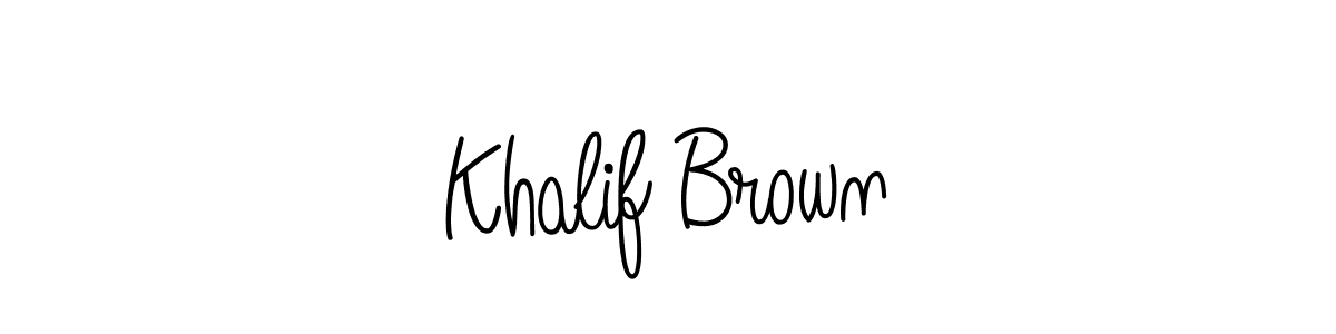 Here are the top 10 professional signature styles for the name Khalif Brown. These are the best autograph styles you can use for your name. Khalif Brown signature style 5 images and pictures png