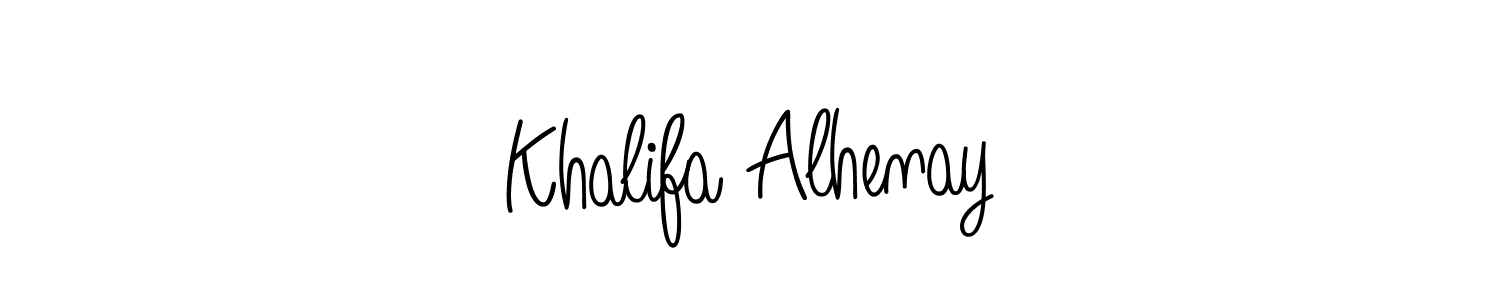You can use this online signature creator to create a handwritten signature for the name Khalifa Alhenay. This is the best online autograph maker. Khalifa Alhenay signature style 5 images and pictures png