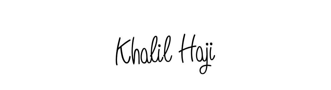 How to make Khalil Haji signature? Angelique-Rose-font-FFP is a professional autograph style. Create handwritten signature for Khalil Haji name. Khalil Haji signature style 5 images and pictures png