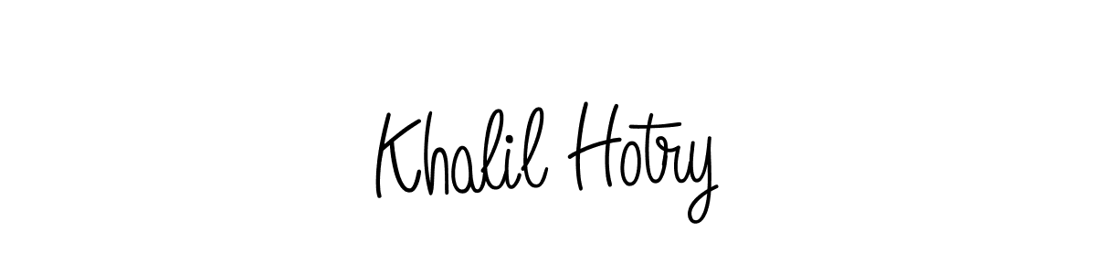 Make a beautiful signature design for name Khalil Hotry. Use this online signature maker to create a handwritten signature for free. Khalil Hotry signature style 5 images and pictures png