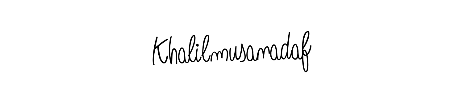 Make a beautiful signature design for name Khalilmusanadaf. Use this online signature maker to create a handwritten signature for free. Khalilmusanadaf signature style 5 images and pictures png
