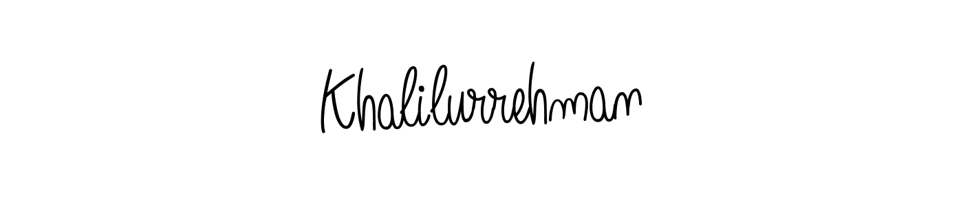 Angelique-Rose-font-FFP is a professional signature style that is perfect for those who want to add a touch of class to their signature. It is also a great choice for those who want to make their signature more unique. Get Khalilurrehman name to fancy signature for free. Khalilurrehman signature style 5 images and pictures png