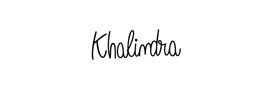 How to Draw Khalindra signature style? Angelique-Rose-font-FFP is a latest design signature styles for name Khalindra. Khalindra signature style 5 images and pictures png