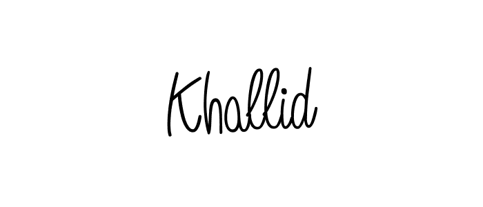 Best and Professional Signature Style for Khallid. Angelique-Rose-font-FFP Best Signature Style Collection. Khallid signature style 5 images and pictures png