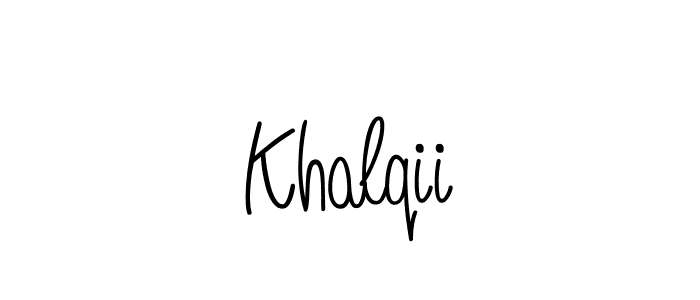 See photos of Khalqii official signature by Spectra . Check more albums & portfolios. Read reviews & check more about Angelique-Rose-font-FFP font. Khalqii signature style 5 images and pictures png