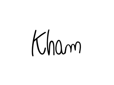 How to make Kham signature? Angelique-Rose-font-FFP is a professional autograph style. Create handwritten signature for Kham name. Kham signature style 5 images and pictures png