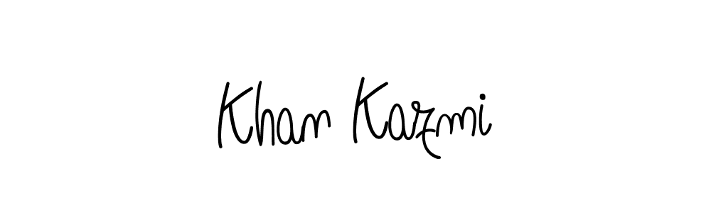 It looks lik you need a new signature style for name Khan Kazmi. Design unique handwritten (Angelique-Rose-font-FFP) signature with our free signature maker in just a few clicks. Khan Kazmi signature style 5 images and pictures png