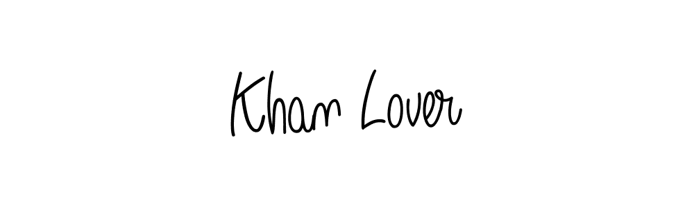 Design your own signature with our free online signature maker. With this signature software, you can create a handwritten (Angelique-Rose-font-FFP) signature for name Khan Lover. Khan Lover signature style 5 images and pictures png