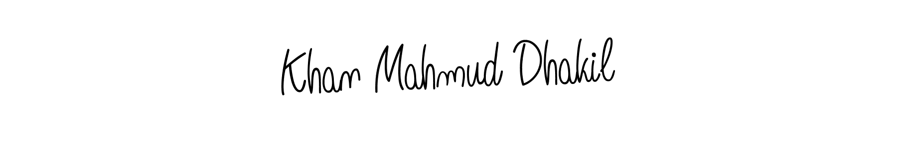 Make a beautiful signature design for name Khan Mahmud Dhakil. Use this online signature maker to create a handwritten signature for free. Khan Mahmud Dhakil signature style 5 images and pictures png