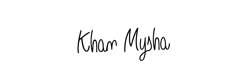 Check out images of Autograph of Khan Mysha name. Actor Khan Mysha Signature Style. Angelique-Rose-font-FFP is a professional sign style online. Khan Mysha signature style 5 images and pictures png