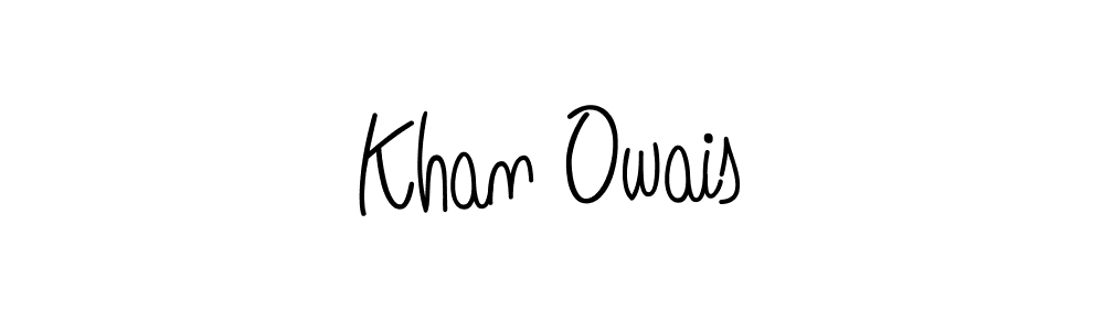 Create a beautiful signature design for name Khan Owais. With this signature (Angelique-Rose-font-FFP) fonts, you can make a handwritten signature for free. Khan Owais signature style 5 images and pictures png