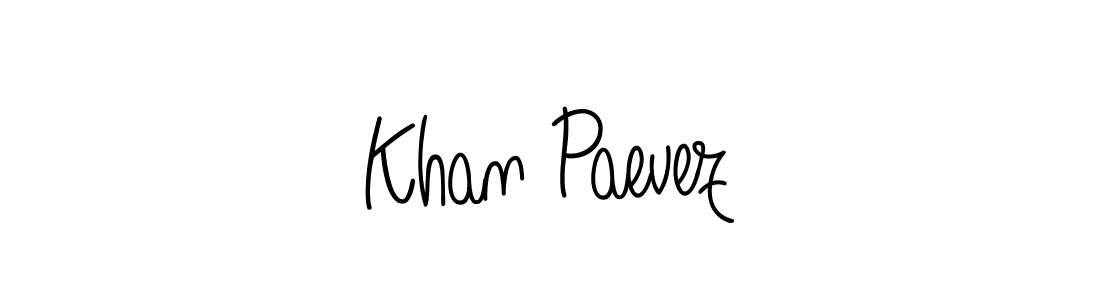 How to Draw Khan Paevez signature style? Angelique-Rose-font-FFP is a latest design signature styles for name Khan Paevez. Khan Paevez signature style 5 images and pictures png