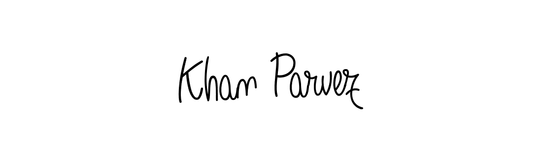 Also we have Khan Parvez name is the best signature style. Create professional handwritten signature collection using Angelique-Rose-font-FFP autograph style. Khan Parvez signature style 5 images and pictures png