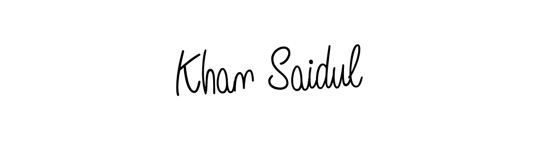 Here are the top 10 professional signature styles for the name Khan Saidul. These are the best autograph styles you can use for your name. Khan Saidul signature style 5 images and pictures png