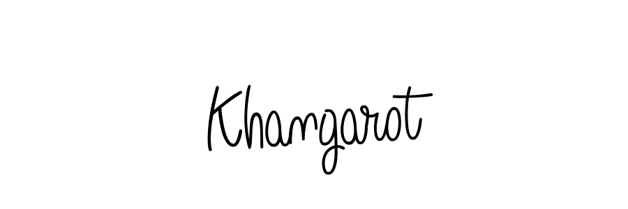 if you are searching for the best signature style for your name Khangarot. so please give up your signature search. here we have designed multiple signature styles  using Angelique-Rose-font-FFP. Khangarot signature style 5 images and pictures png