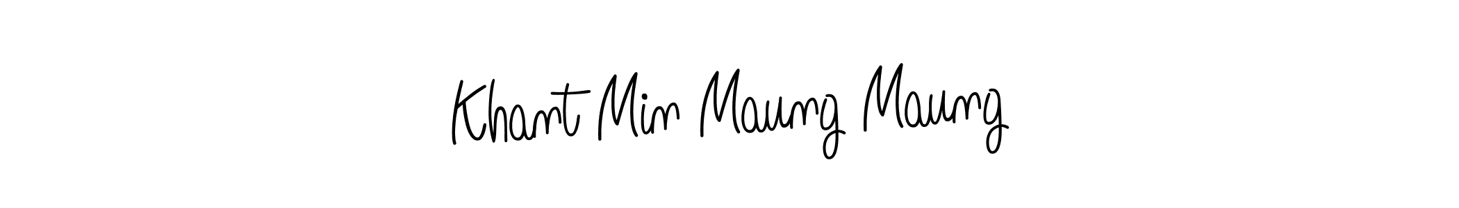 Also we have Khant Min Maung Maung name is the best signature style. Create professional handwritten signature collection using Angelique-Rose-font-FFP autograph style. Khant Min Maung Maung signature style 5 images and pictures png