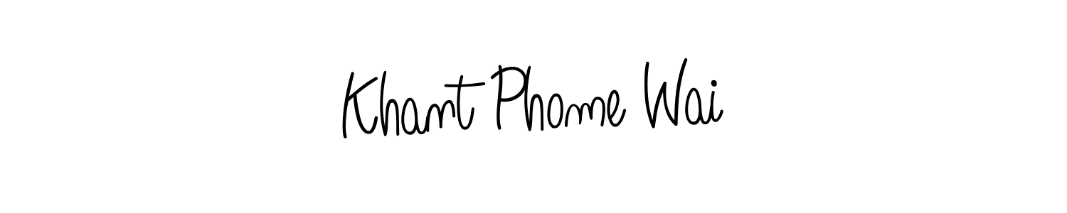 Also You can easily find your signature by using the search form. We will create Khant Phome Wai name handwritten signature images for you free of cost using Angelique-Rose-font-FFP sign style. Khant Phome Wai signature style 5 images and pictures png