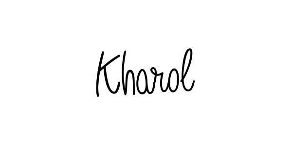 This is the best signature style for the Kharol name. Also you like these signature font (Angelique-Rose-font-FFP). Mix name signature. Kharol signature style 5 images and pictures png