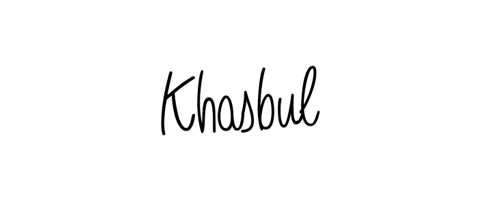 Check out images of Autograph of Khasbul name. Actor Khasbul Signature Style. Angelique-Rose-font-FFP is a professional sign style online. Khasbul signature style 5 images and pictures png