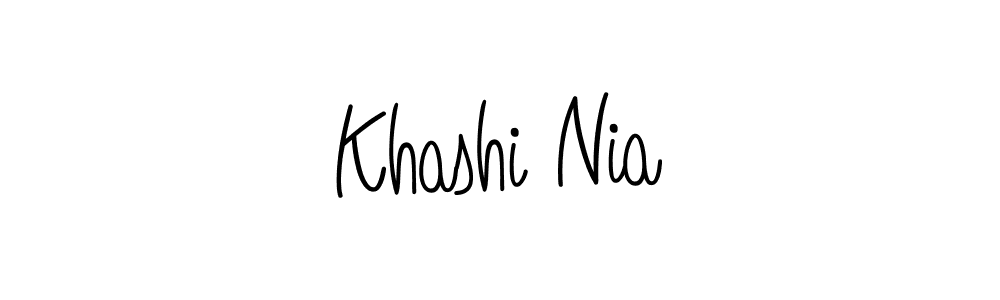 Similarly Angelique-Rose-font-FFP is the best handwritten signature design. Signature creator online .You can use it as an online autograph creator for name Khashi Nia. Khashi Nia signature style 5 images and pictures png