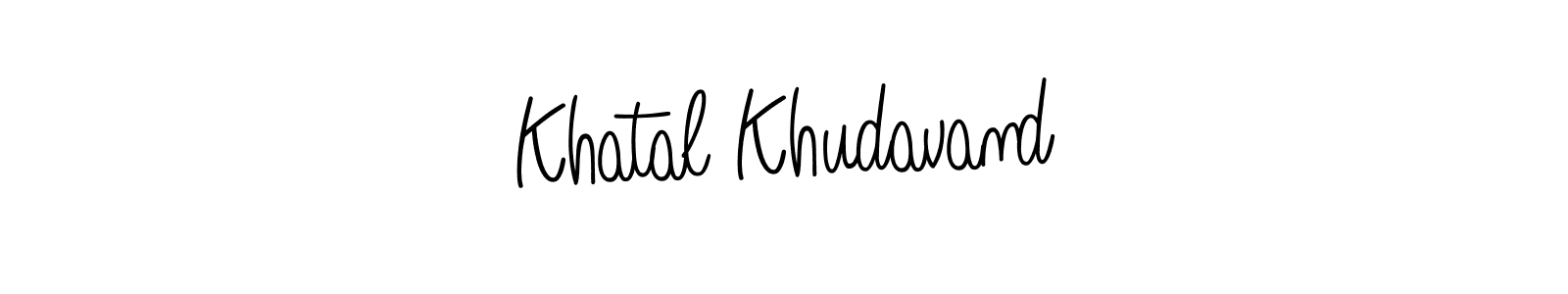Best and Professional Signature Style for Khatal Khudavand. Angelique-Rose-font-FFP Best Signature Style Collection. Khatal Khudavand signature style 5 images and pictures png