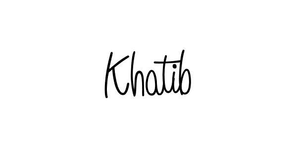 Also You can easily find your signature by using the search form. We will create Khatib name handwritten signature images for you free of cost using Angelique-Rose-font-FFP sign style. Khatib signature style 5 images and pictures png