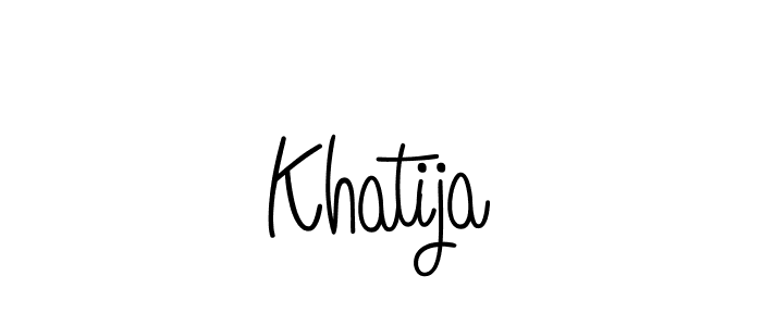 Khatija stylish signature style. Best Handwritten Sign (Angelique-Rose-font-FFP) for my name. Handwritten Signature Collection Ideas for my name Khatija. Khatija signature style 5 images and pictures png