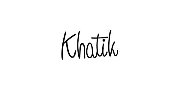 Here are the top 10 professional signature styles for the name Khatik. These are the best autograph styles you can use for your name. Khatik signature style 5 images and pictures png