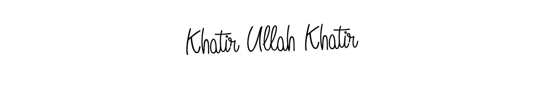 Make a beautiful signature design for name Khatir Ullah Khatir. Use this online signature maker to create a handwritten signature for free. Khatir Ullah Khatir signature style 5 images and pictures png