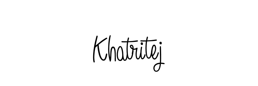 Make a beautiful signature design for name Khatritej. Use this online signature maker to create a handwritten signature for free. Khatritej signature style 5 images and pictures png