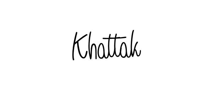 Create a beautiful signature design for name Khattak. With this signature (Angelique-Rose-font-FFP) fonts, you can make a handwritten signature for free. Khattak signature style 5 images and pictures png