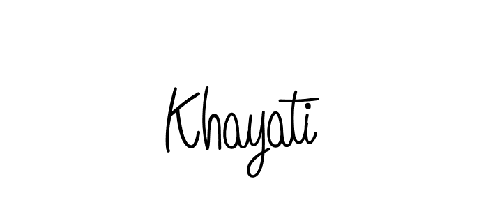 You can use this online signature creator to create a handwritten signature for the name Khayati. This is the best online autograph maker. Khayati signature style 5 images and pictures png