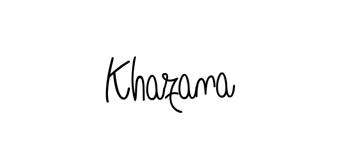 Also we have Khazana name is the best signature style. Create professional handwritten signature collection using Angelique-Rose-font-FFP autograph style. Khazana signature style 5 images and pictures png