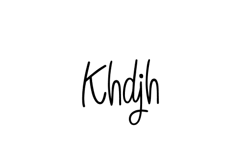 How to Draw Khdjh signature style? Angelique-Rose-font-FFP is a latest design signature styles for name Khdjh. Khdjh signature style 5 images and pictures png