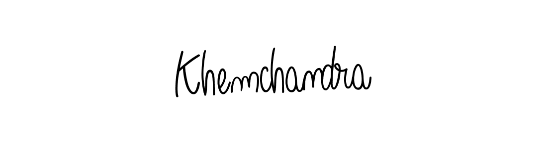 Also You can easily find your signature by using the search form. We will create Khemchandra name handwritten signature images for you free of cost using Angelique-Rose-font-FFP sign style. Khemchandra signature style 5 images and pictures png