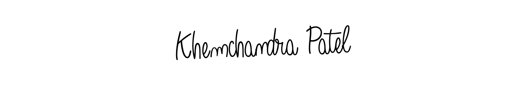 if you are searching for the best signature style for your name Khemchandra Patel. so please give up your signature search. here we have designed multiple signature styles  using Angelique-Rose-font-FFP. Khemchandra Patel signature style 5 images and pictures png