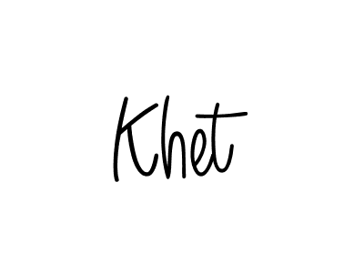 You should practise on your own different ways (Angelique-Rose-font-FFP) to write your name (Khet) in signature. don't let someone else do it for you. Khet signature style 5 images and pictures png