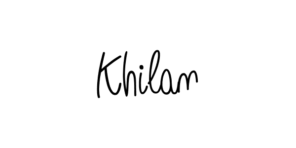 Check out images of Autograph of Khilan name. Actor Khilan Signature Style. Angelique-Rose-font-FFP is a professional sign style online. Khilan signature style 5 images and pictures png