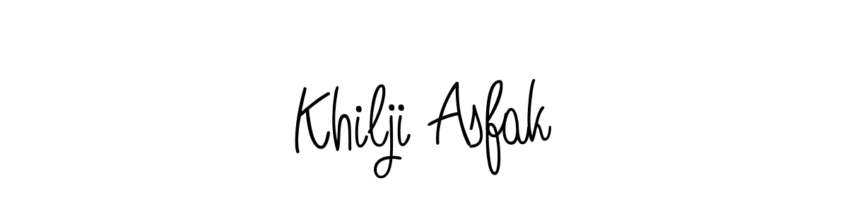 You can use this online signature creator to create a handwritten signature for the name Khilji Asfak. This is the best online autograph maker. Khilji Asfak signature style 5 images and pictures png