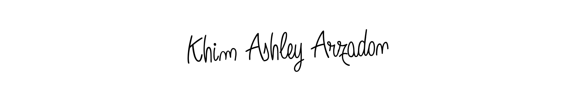 How to Draw Khim Ashley Arzadon signature style? Angelique-Rose-font-FFP is a latest design signature styles for name Khim Ashley Arzadon. Khim Ashley Arzadon signature style 5 images and pictures png