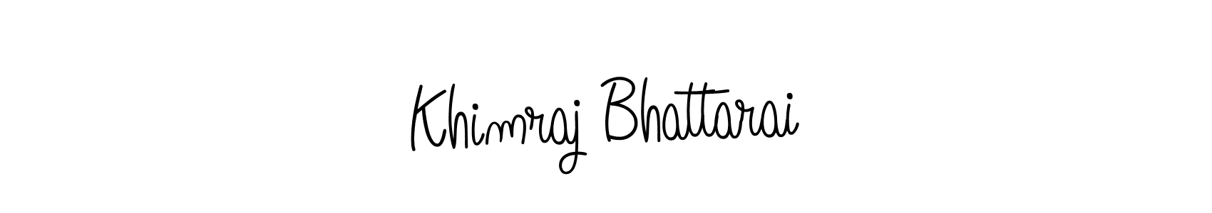 Khimraj Bhattarai stylish signature style. Best Handwritten Sign (Angelique-Rose-font-FFP) for my name. Handwritten Signature Collection Ideas for my name Khimraj Bhattarai. Khimraj Bhattarai signature style 5 images and pictures png