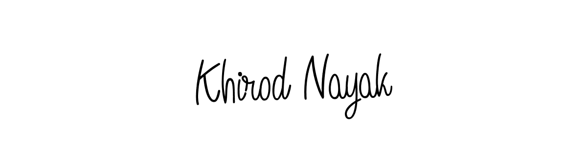 Angelique-Rose-font-FFP is a professional signature style that is perfect for those who want to add a touch of class to their signature. It is also a great choice for those who want to make their signature more unique. Get Khirod Nayak name to fancy signature for free. Khirod Nayak signature style 5 images and pictures png