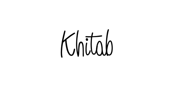 This is the best signature style for the Khitab name. Also you like these signature font (Angelique-Rose-font-FFP). Mix name signature. Khitab signature style 5 images and pictures png