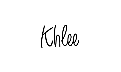 Best and Professional Signature Style for Khlee. Angelique-Rose-font-FFP Best Signature Style Collection. Khlee signature style 5 images and pictures png
