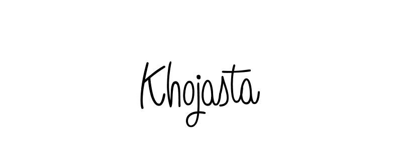 How to Draw Khojasta signature style? Angelique-Rose-font-FFP is a latest design signature styles for name Khojasta. Khojasta signature style 5 images and pictures png